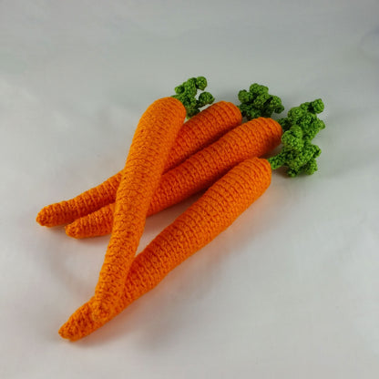 Carrot Crochet Pattern + Coloring Page