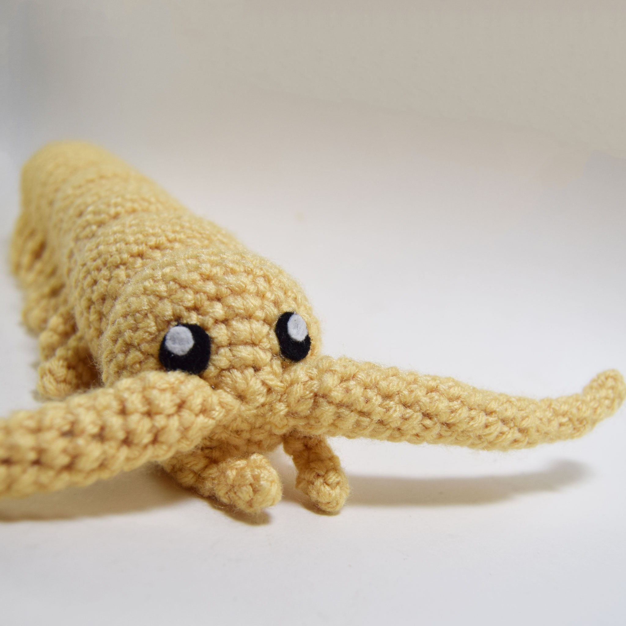 The 'Pedes Crochet Pattern + Coloring Page