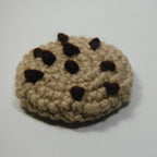 crochet chocolate chip cookie