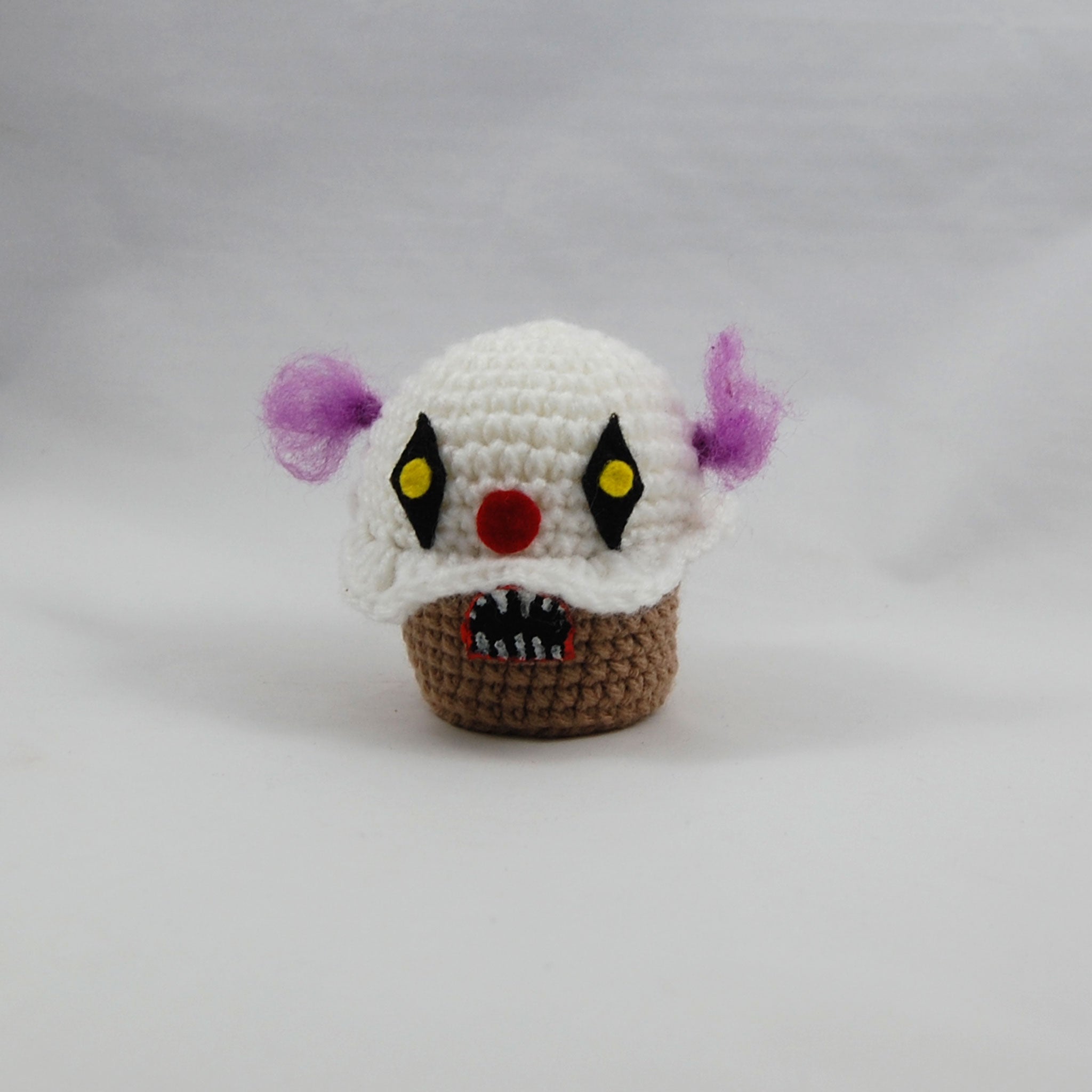 Creepy Clown Cupcake