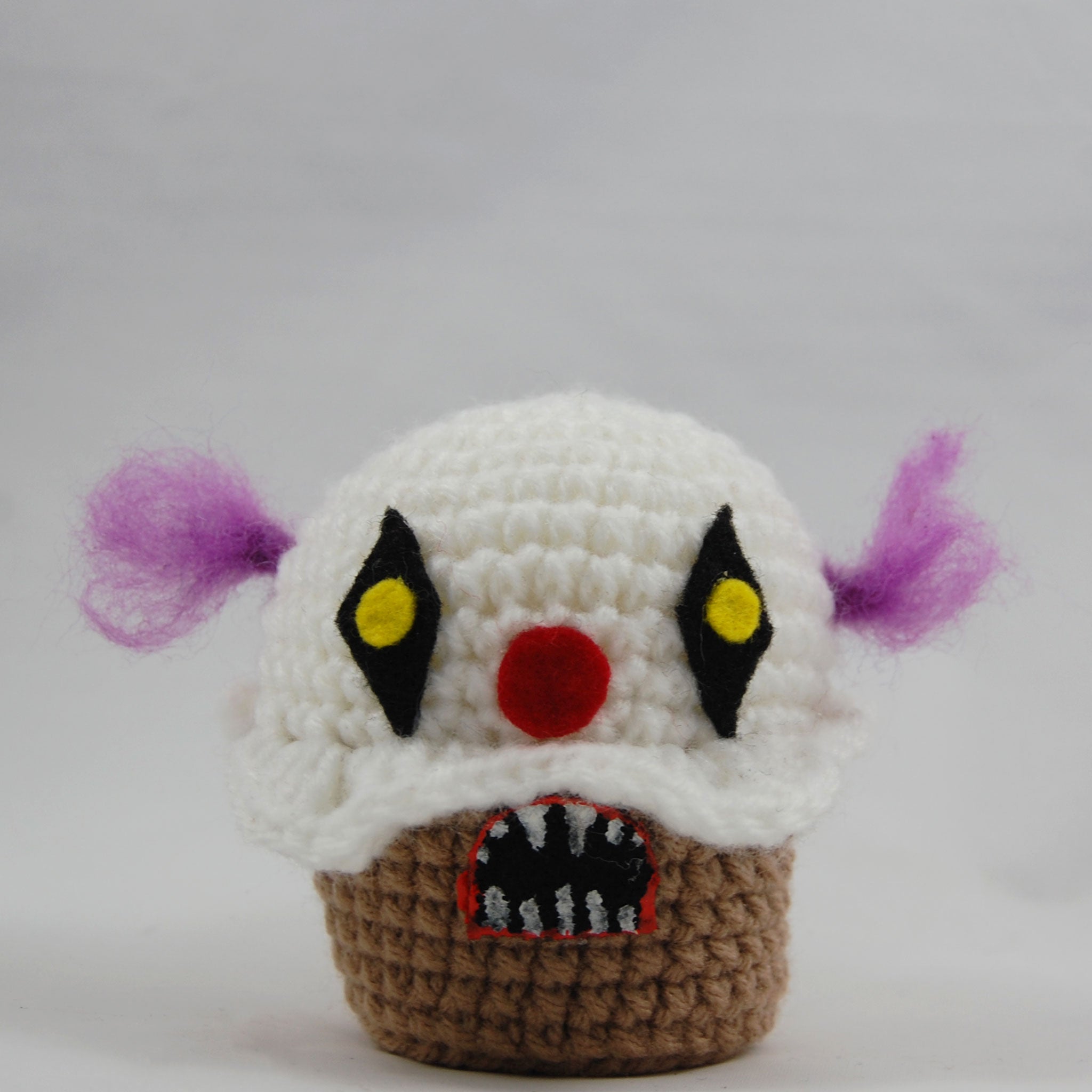 Creepy Clown Cupcake