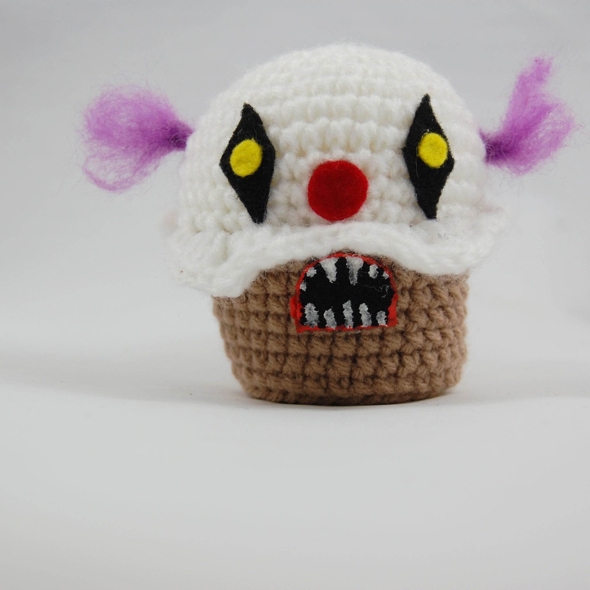 Creepy Clown Cupcake