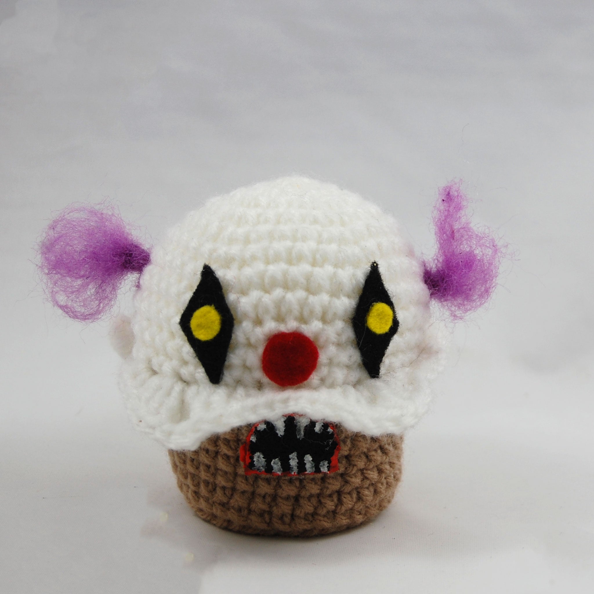 Creepy Clown Cupcake