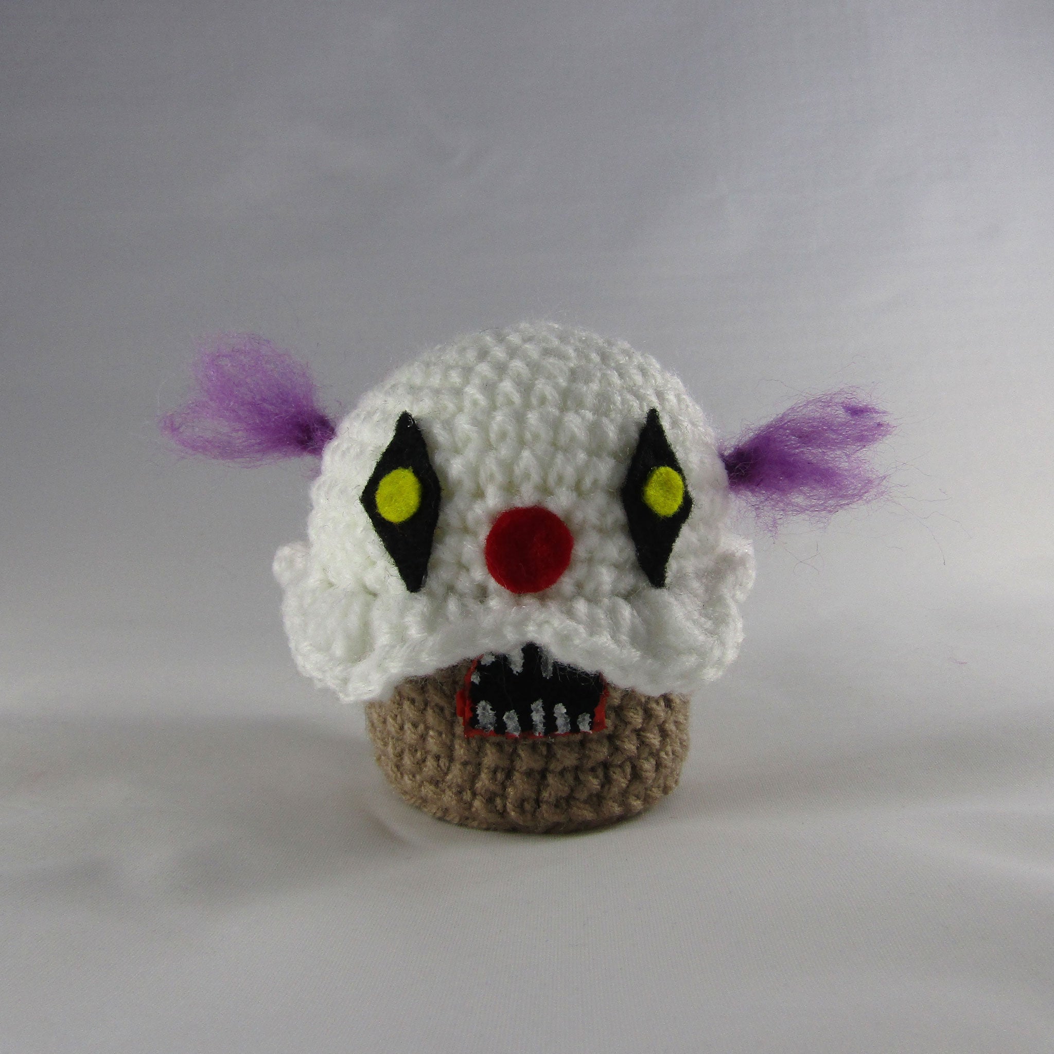 Creepy Clown Cupcake