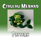 Cthulhu Mermaid Crochet Pattern
