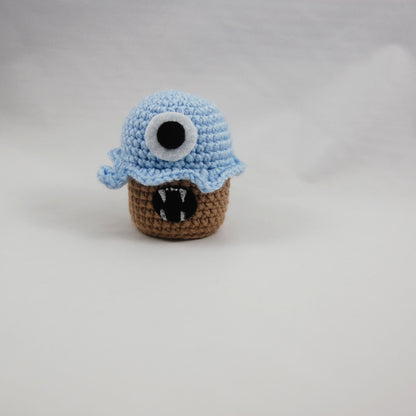 Cyclops Crochet Cupcake