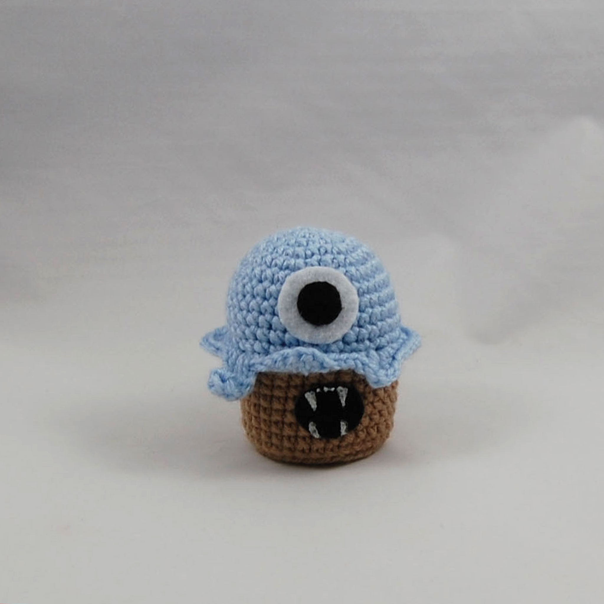 Cyclops Crochet Cupcake