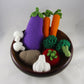 Eggplant Crochet Pattern+ Coloring Page