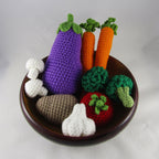 Amigurumi Eggplant (made to order)