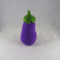 Amigurumi Eggplant (made to order)
