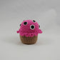 Eyeball Monster Crochet Cupcake
