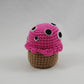 Eyeball Monster Crochet Cupcake