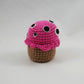 Eyeball Monster Crochet Cupcake