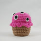 Eyeball Monster Crochet Cupcake