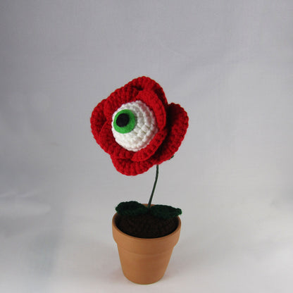 Eye Ball Rose Crochet Pattern