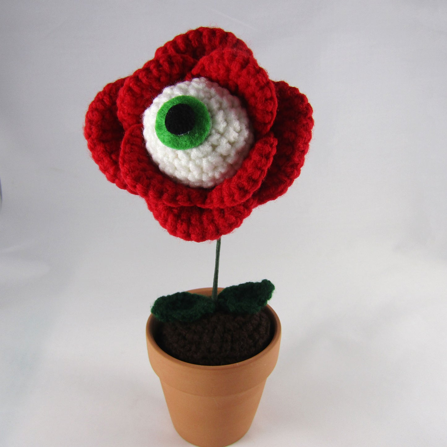 Eye Ball Rose Crochet Pattern