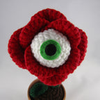 Eye Ball Rose Crochet Pattern