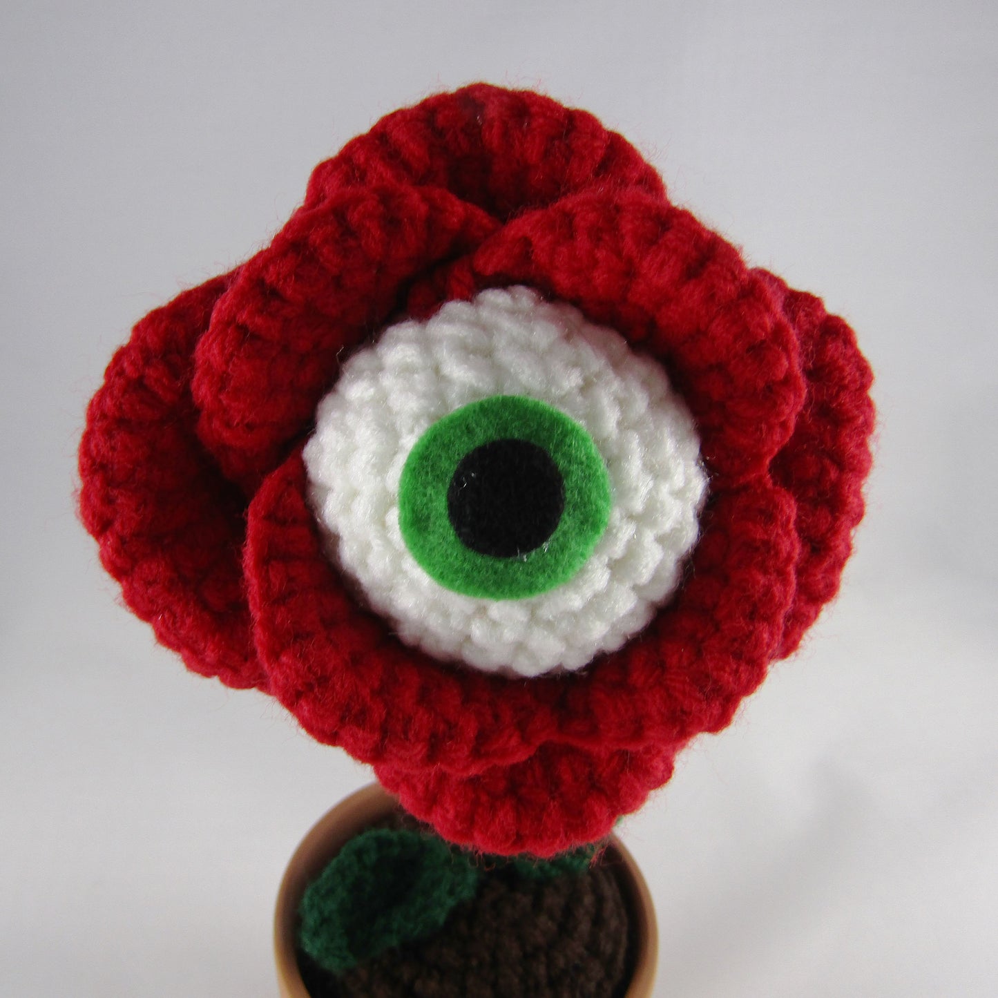 Eye Ball Rose Crochet Pattern