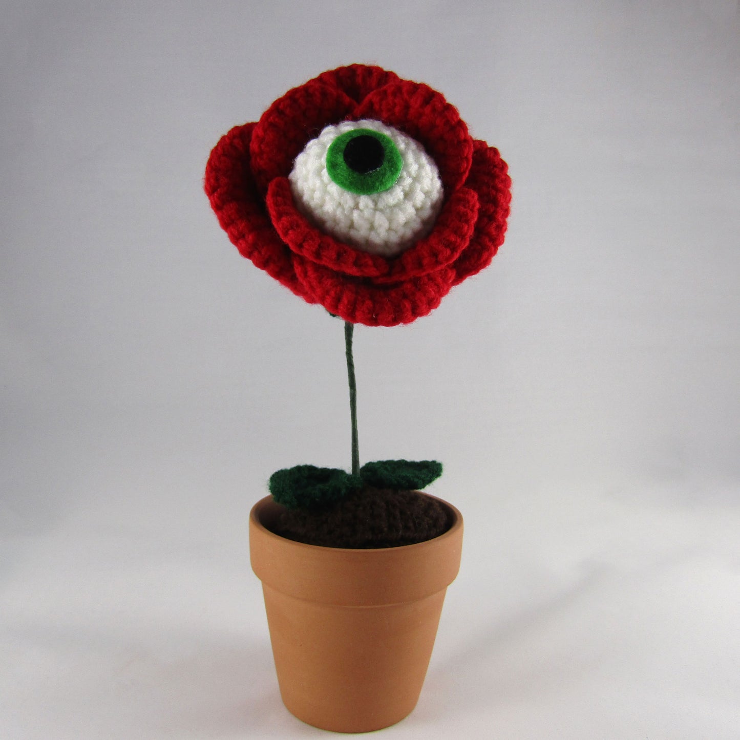 Eye Ball Rose Crochet Pattern