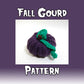 Dark Purple Fall Gourd Pattern