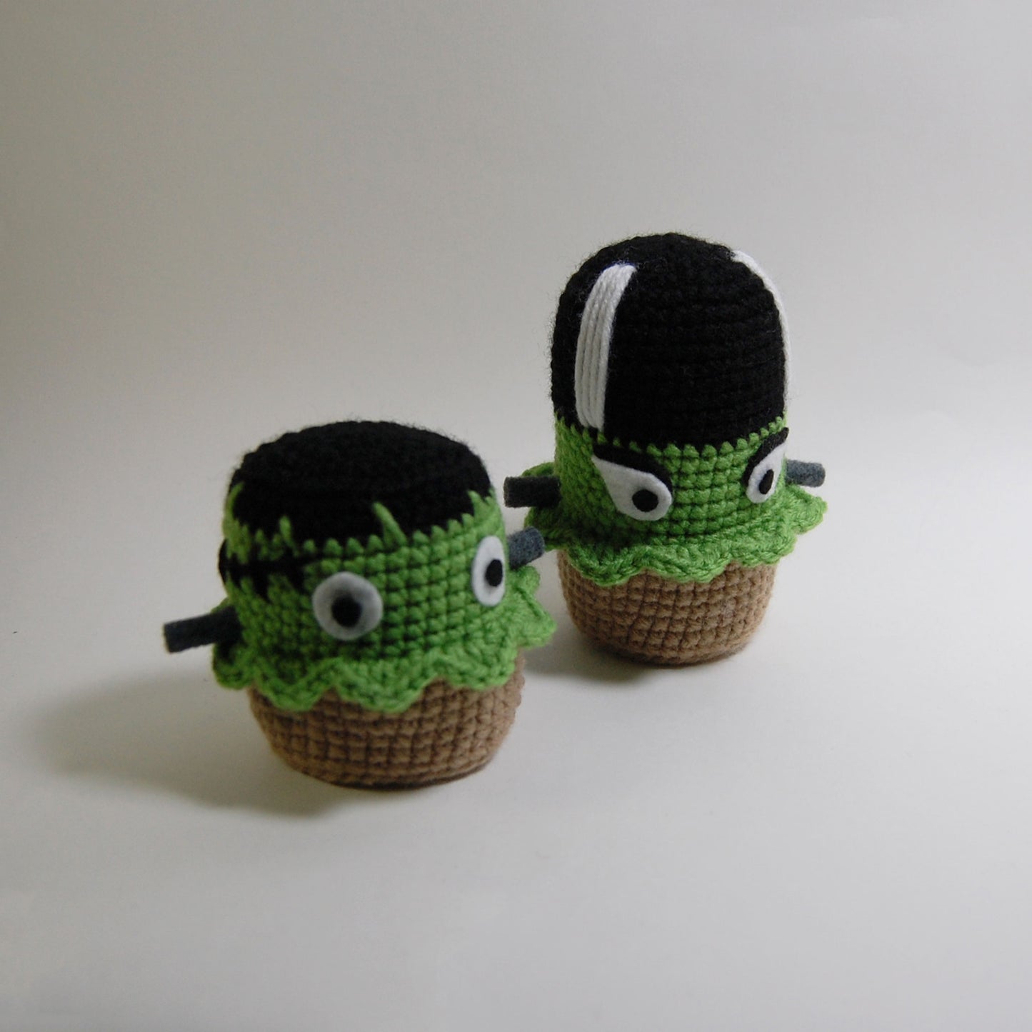 Frankenstein Crochet Cupcakes