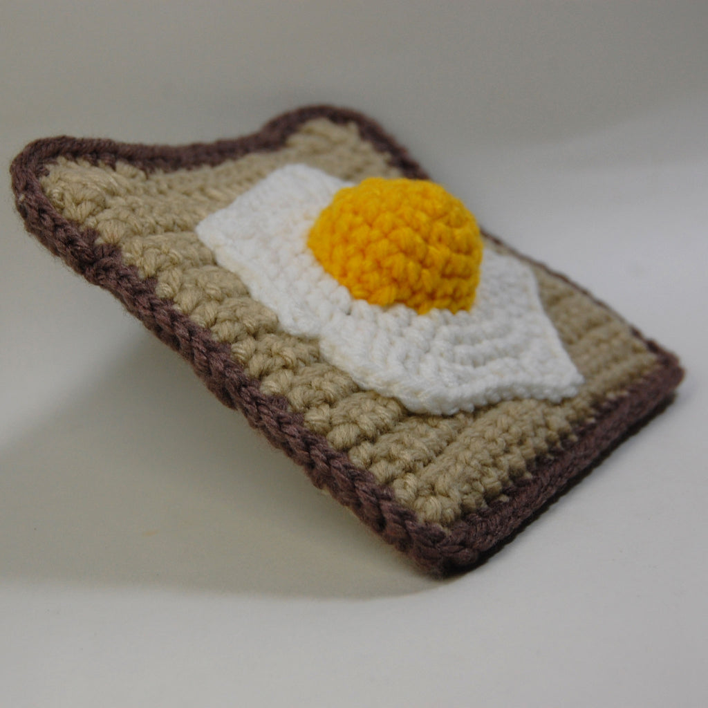 Fried Egg on Toast Crochet Pattern