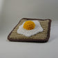 Fried Egg on Toast Crochet Pattern