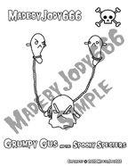 Grumpy Gus and his Spooky Specters Pattern