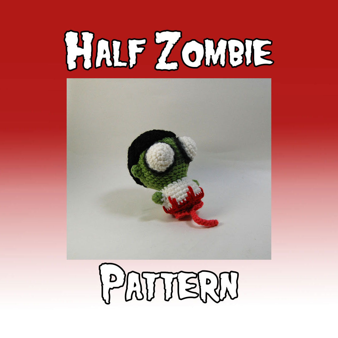 Half Zombie Crochet Pattern