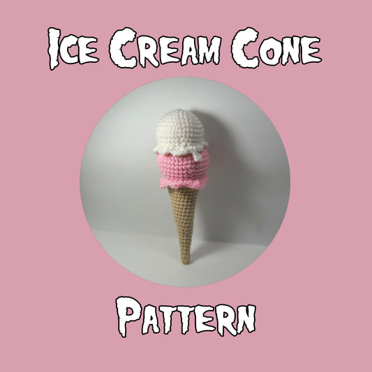 Ice Cream Cone Crochet Pattern