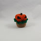 Jack-o'-lantern Crochet Cupcake