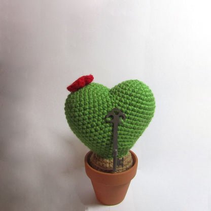 Key To My Heart Cactus Pattern