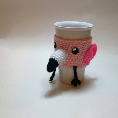 Pink Flamingo Cup Cozy