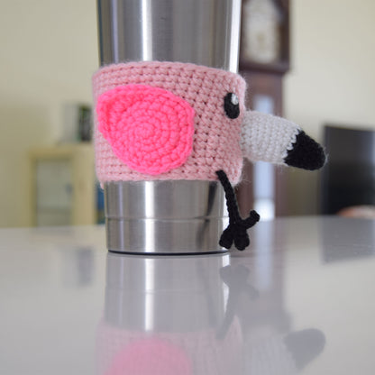 Pink Flamingo Cup Cozy