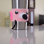 Pink Flamingo Cup Cozy