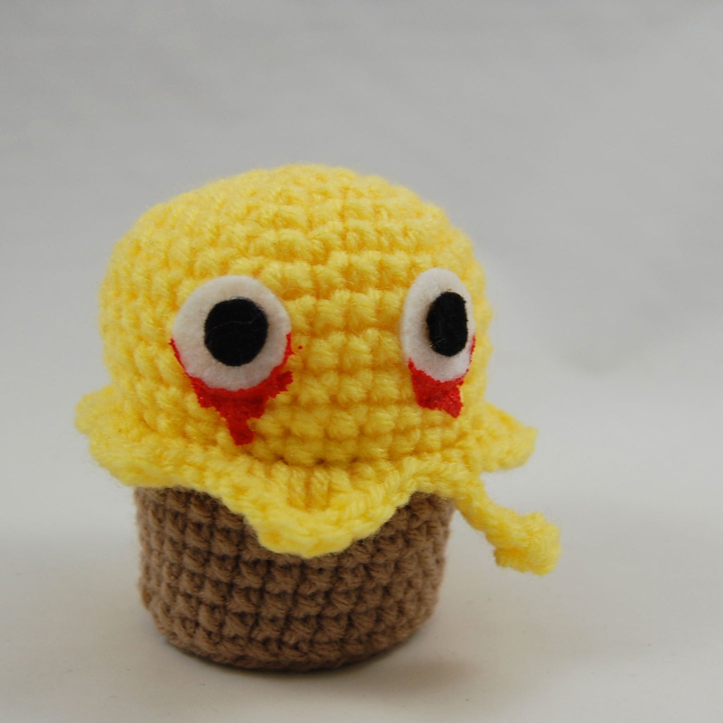 Plague Zombie Crochet Cupcake