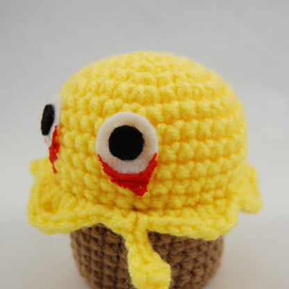Plague Zombie Crochet Cupcake