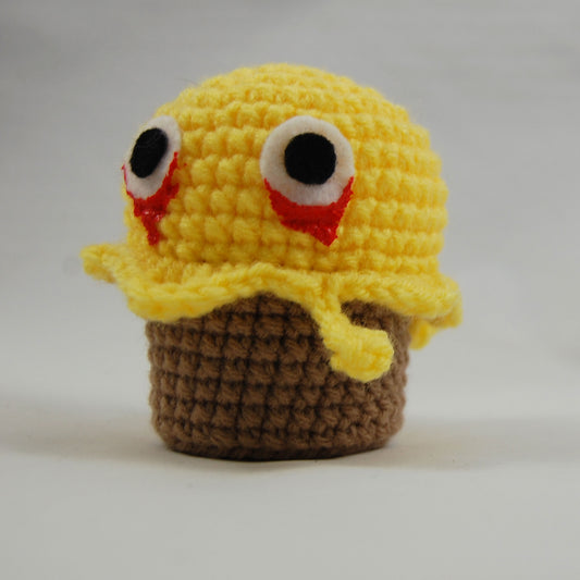 Plague Zombie Crochet Cupcake