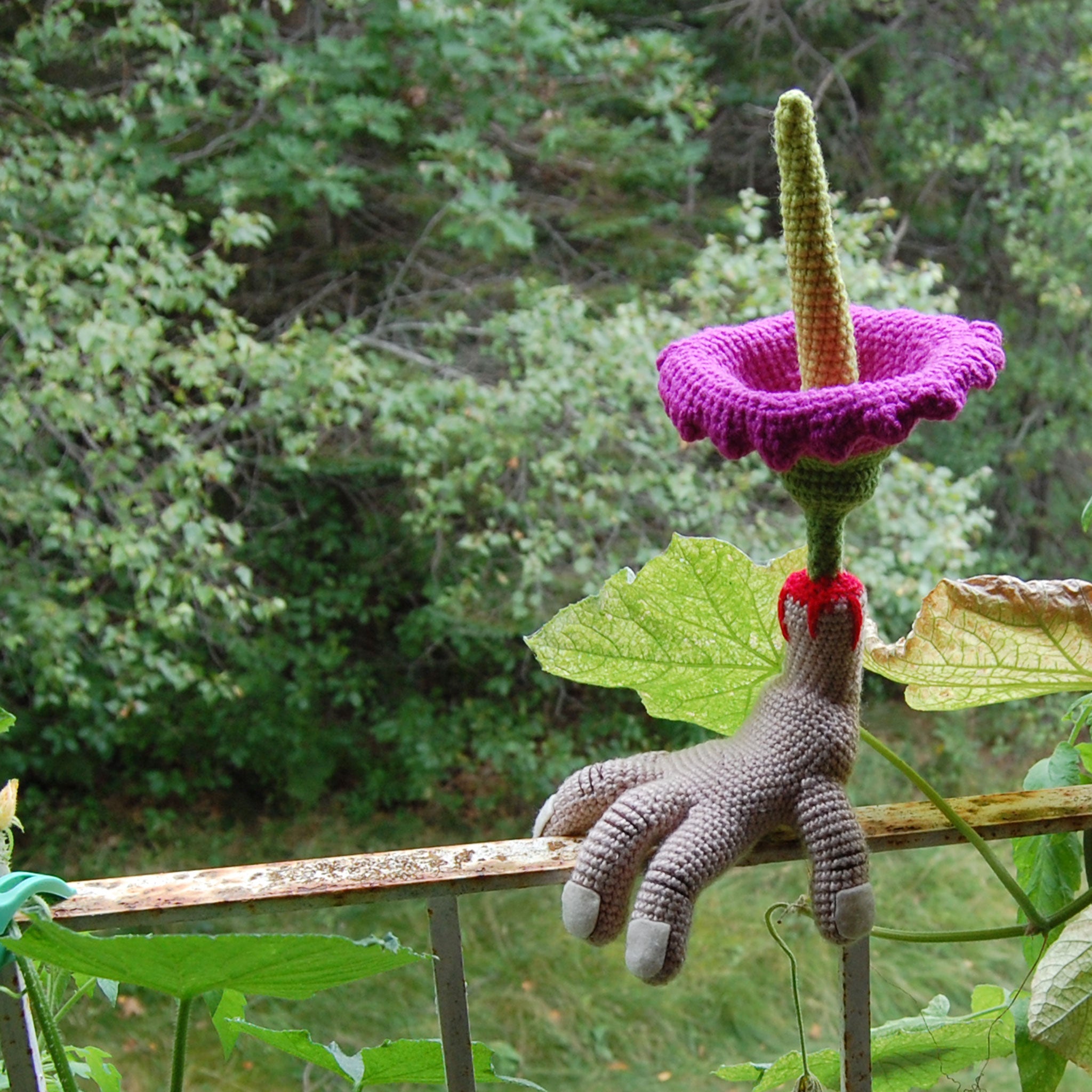 Severed Hand with a Corpse Flower
