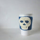 cup cozy with skull