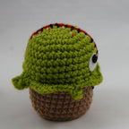 Splitting Headache Zombie Crochet Cupcake
