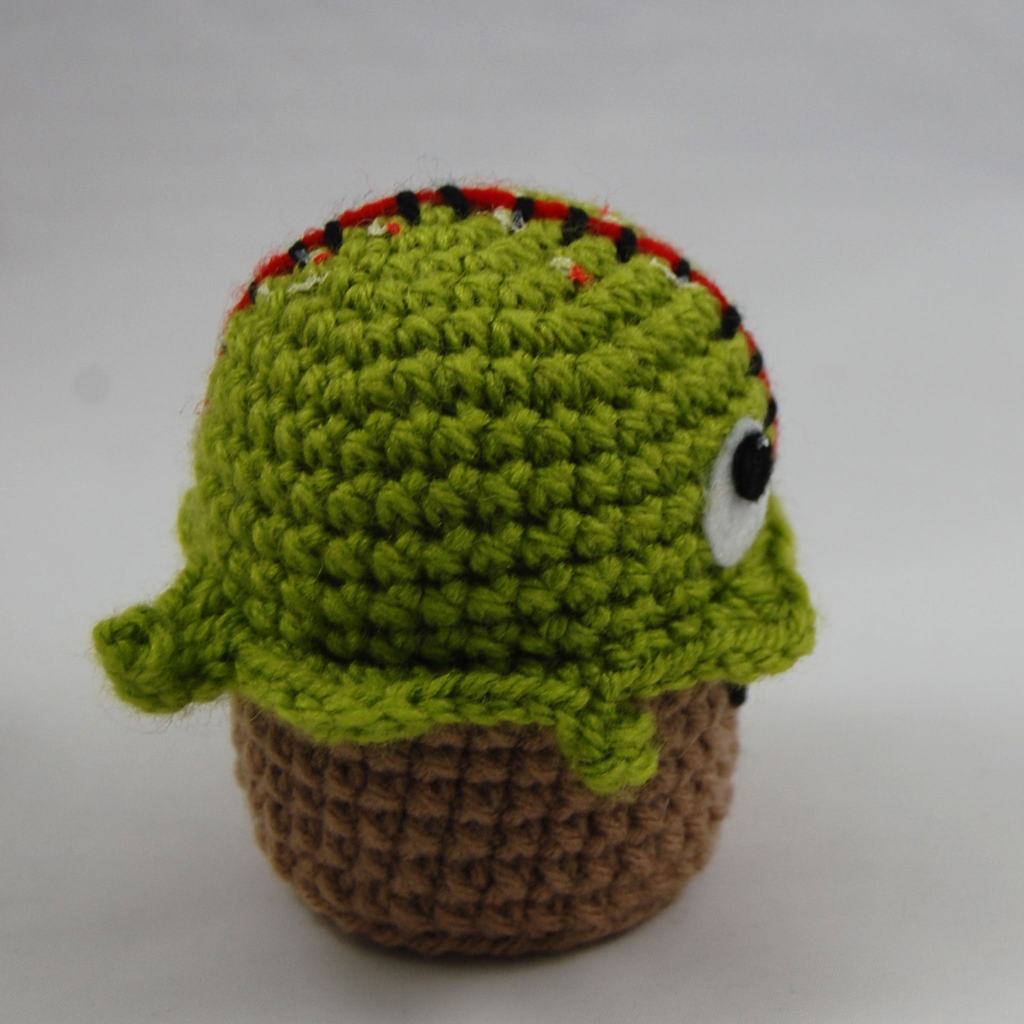 Splitting Headache Zombie Crochet Cupcake