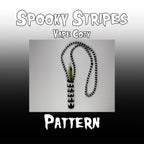 Spooky Stripes Vape Cozy Pattern