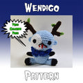 Wendigo Crochet Pattern + Coloring Page