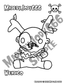 Wendigo Crochet Pattern + Coloring Page