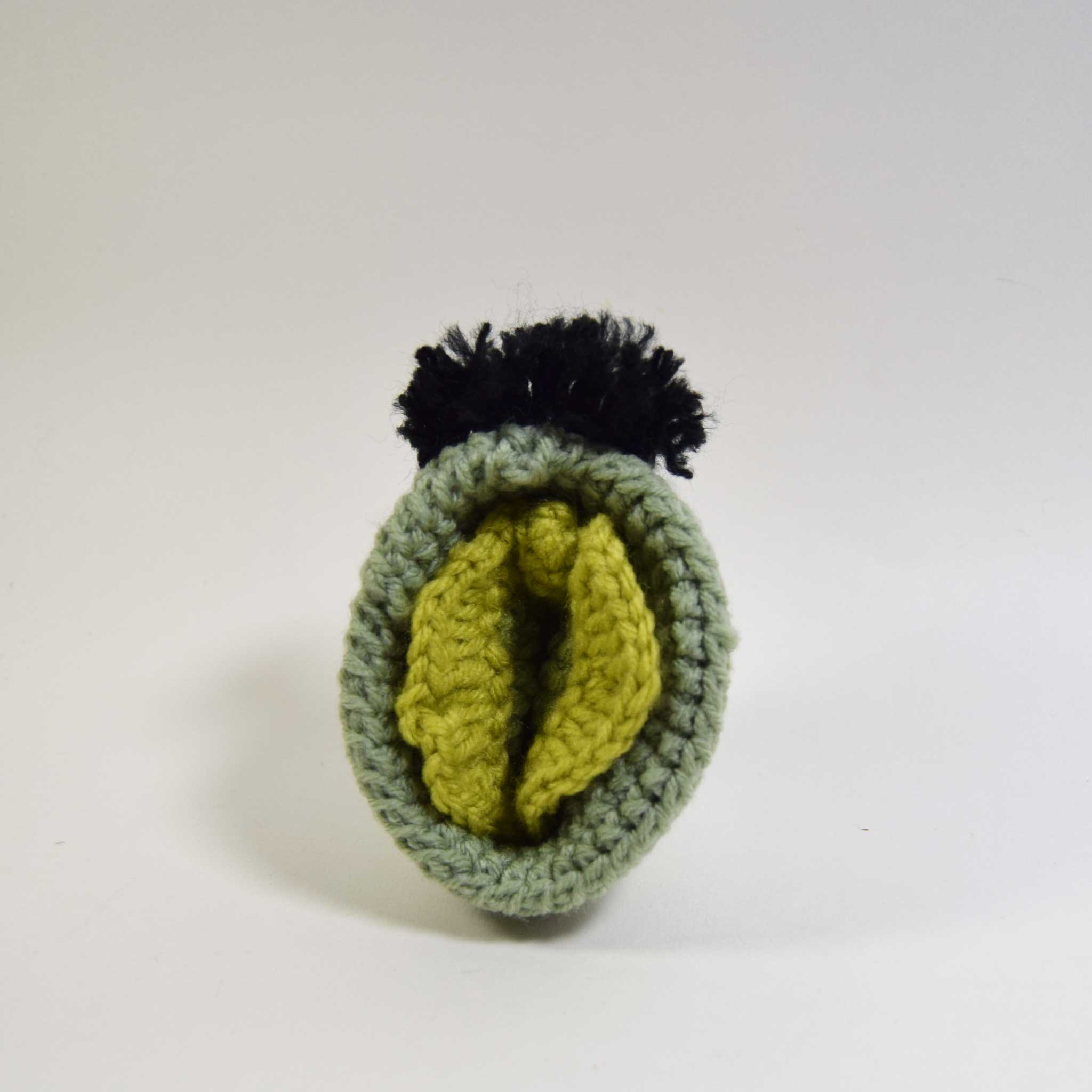 Crochet Zombie Va-Jay-Jay (Vulva)